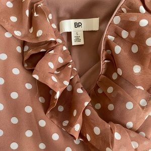 BP (Nordstrom) Polkadot Wrap Dress (Size Small)